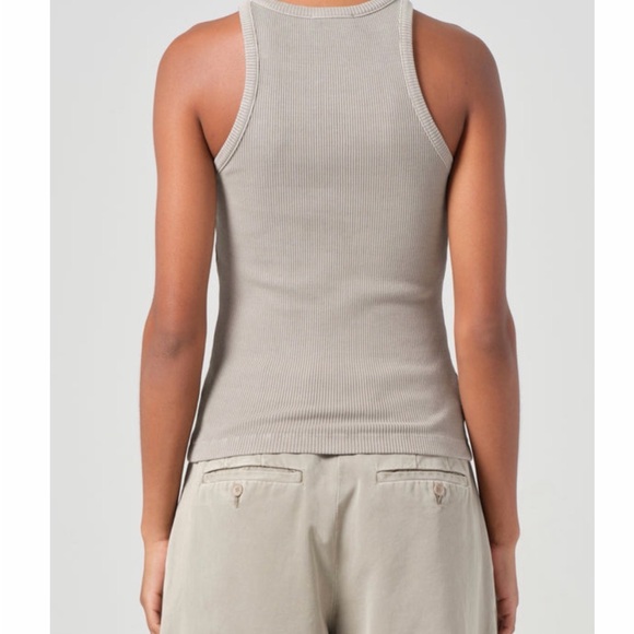 Agolde Rayne Ribbed Tank Top XS - Picture 3 of 5